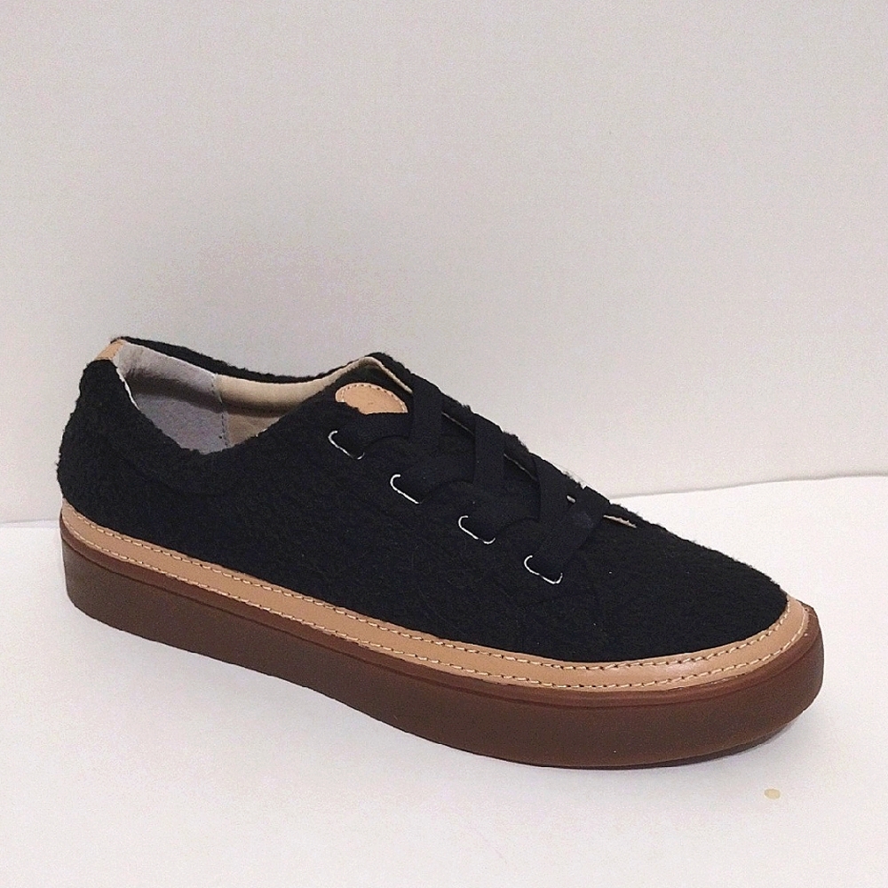 NEW Revitalign Women's Wool Orthotic Slip-On Sneakers Malibu Morgan Black US 10